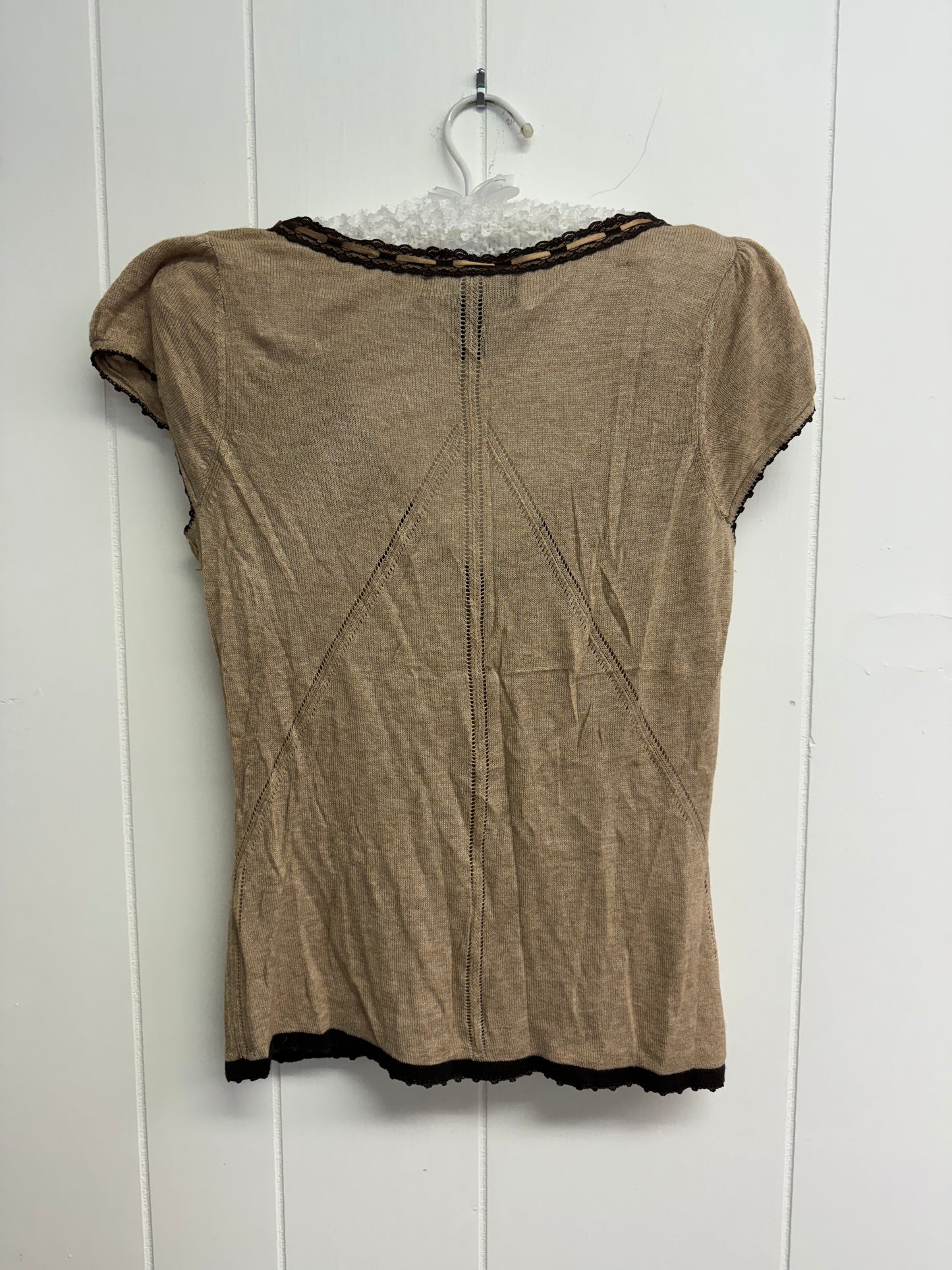 M/L Y2k Boho Beaded Top