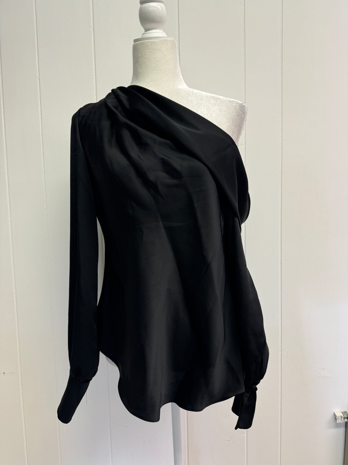 M Jonathan Simkhai Black Slinky Blouse