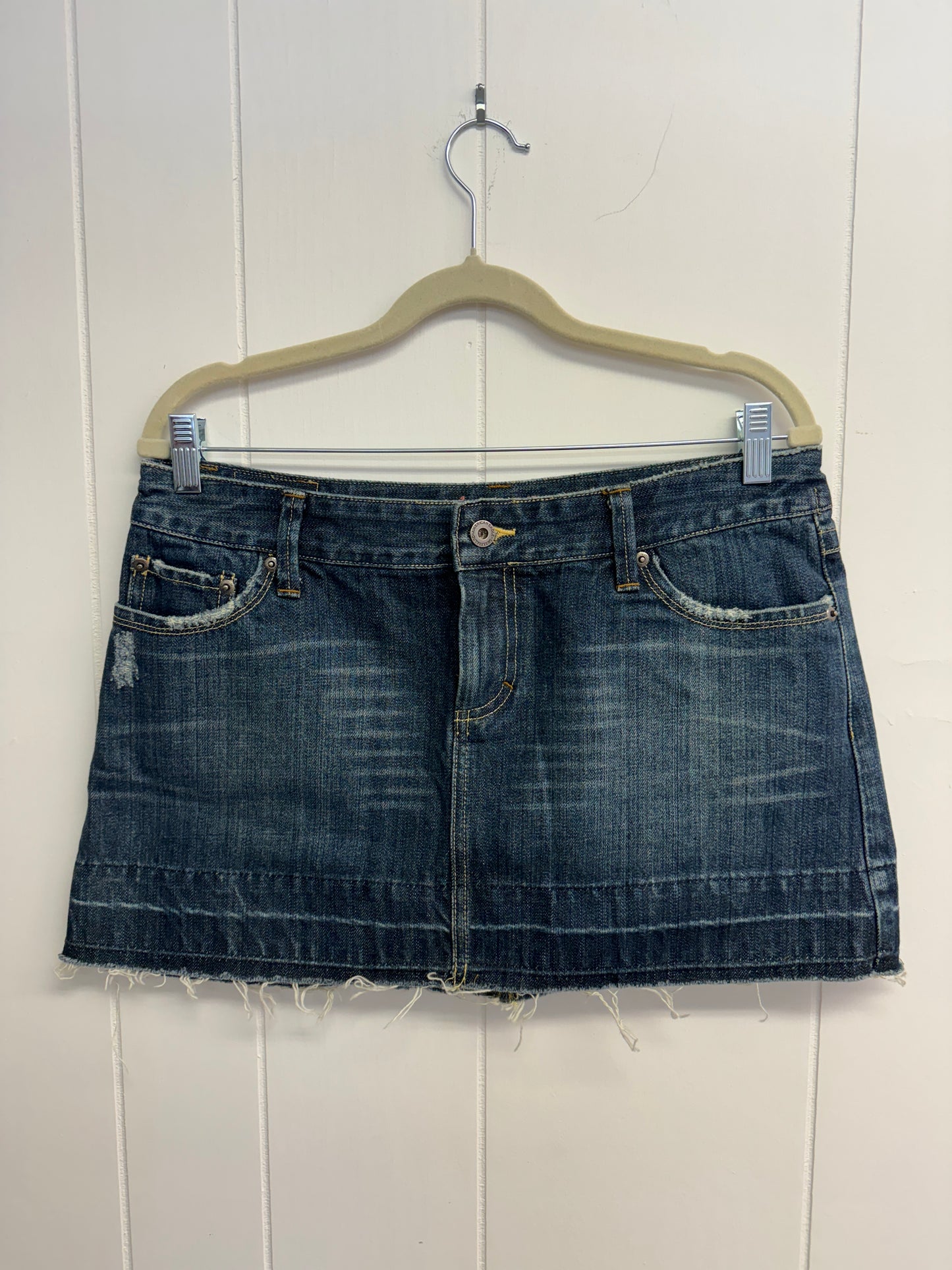 10/L Y2k Denim Micro Mini