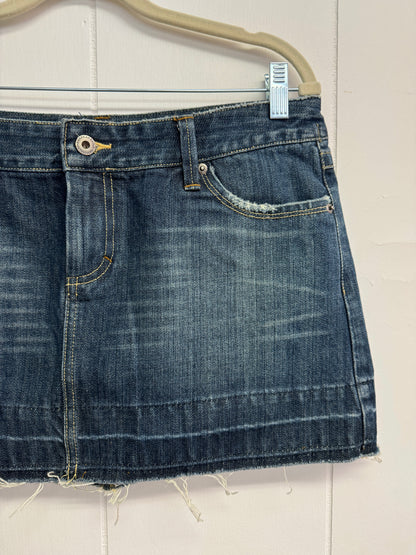 10/L Y2k Denim Micro Mini