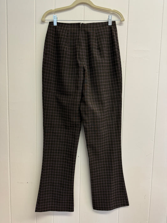 6/M Vintage Plaid Flare Pants