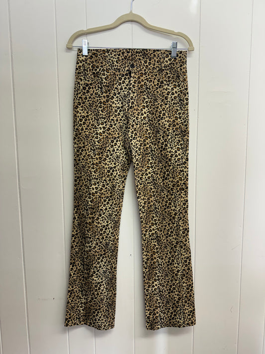 S Y2k Amigas Cheetahs Flare Pants