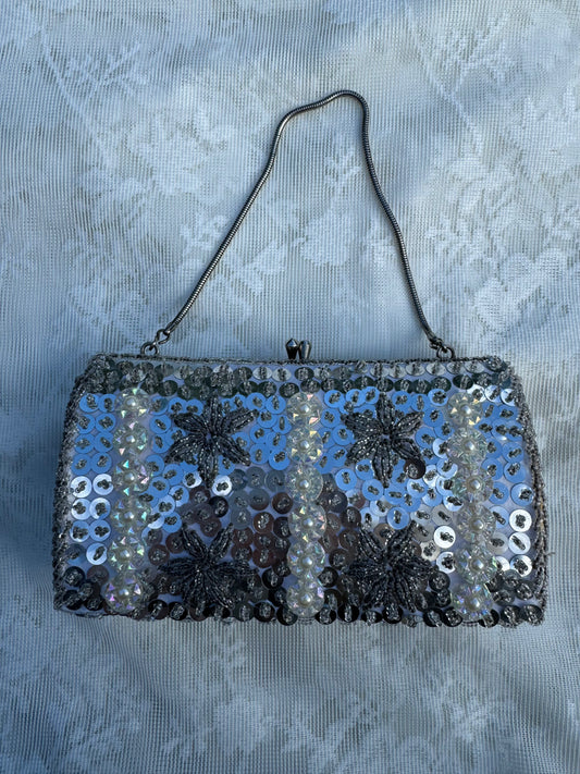 Vintage Sparkle Bead/Sequin Purse