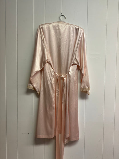 S/M Vintage Peach Butterfly Robe