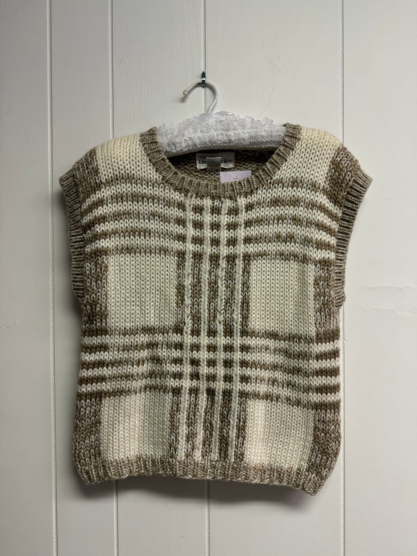 M Vintage Knit Sweater Vest