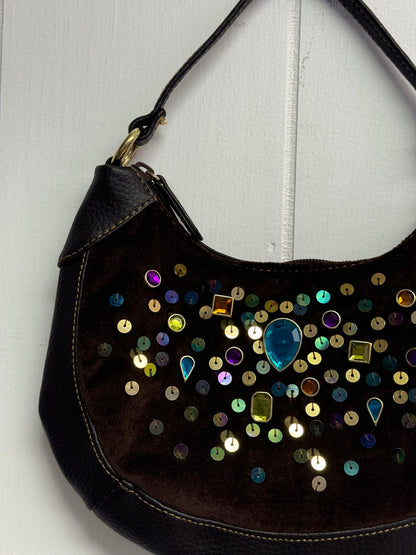 Y2k Brown Gemstone Purse