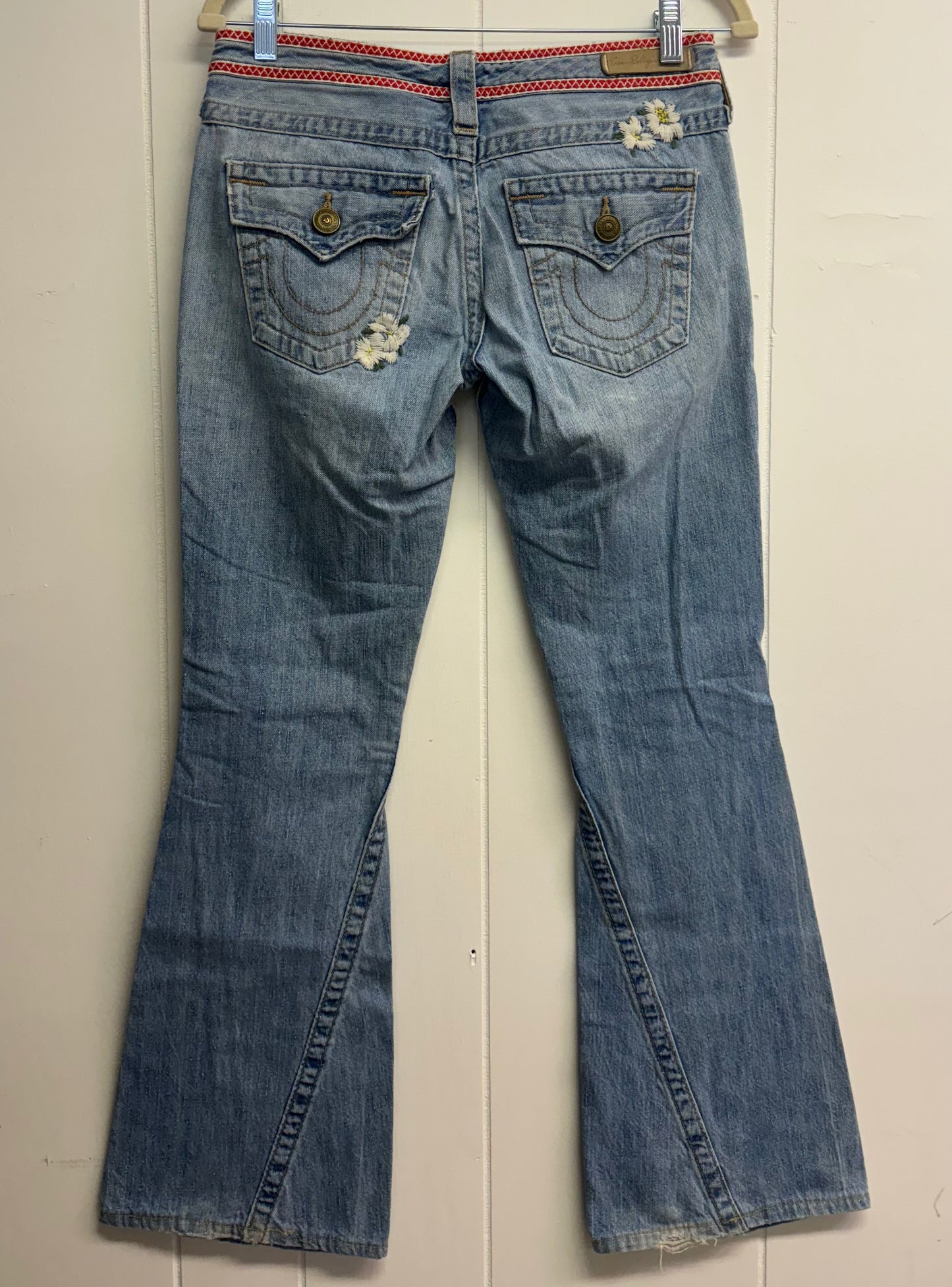 2/26 Y2k True Religion Flower Jean