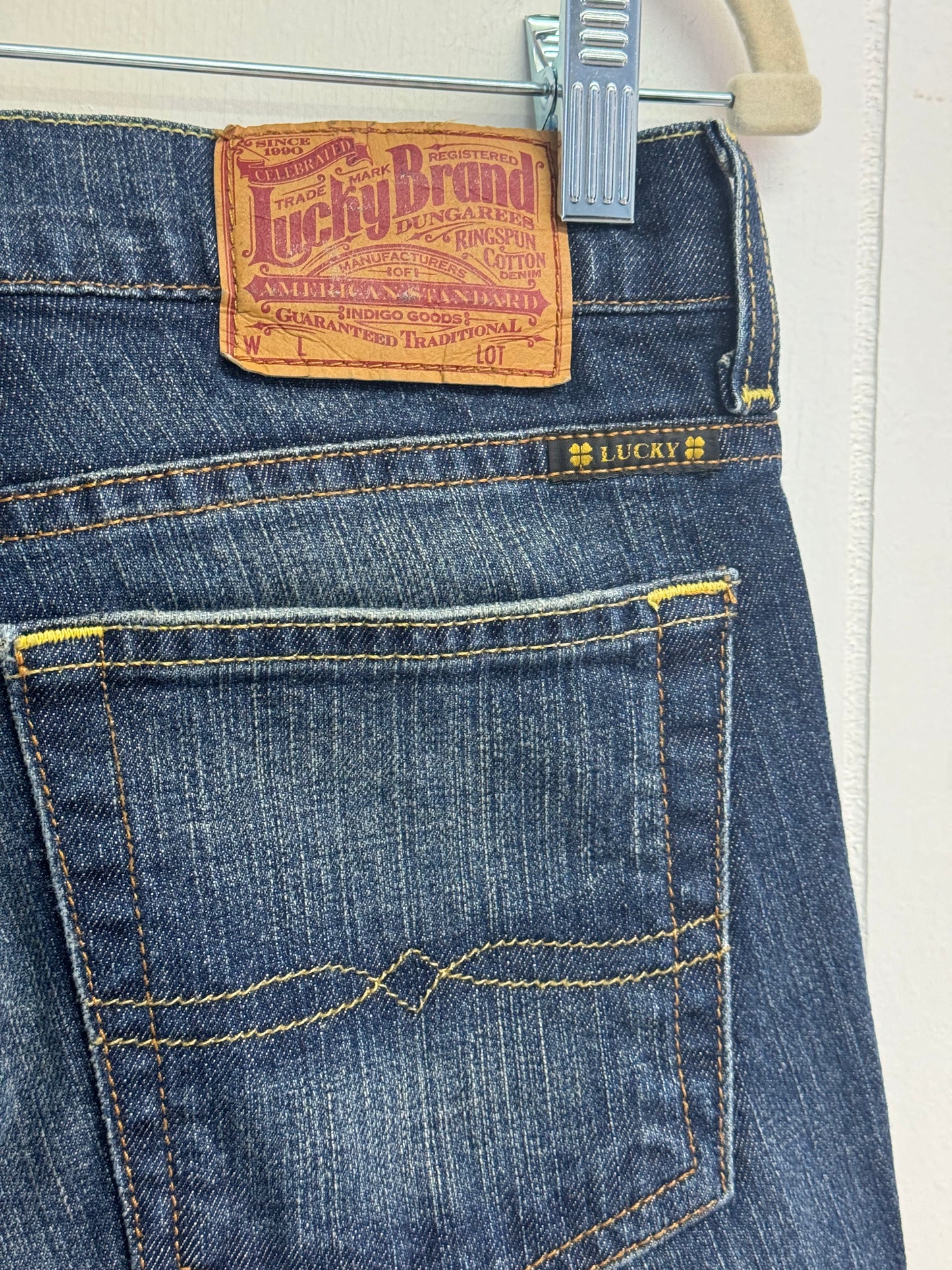 28/6 Y2k Lucky Brand Dungarees