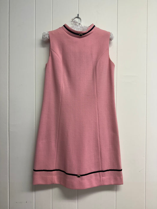 S-L Vintage 50s/60s Pink Shift Dress