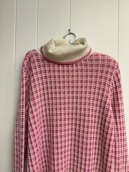 S-L Vintage Pink Knit Turtleneck