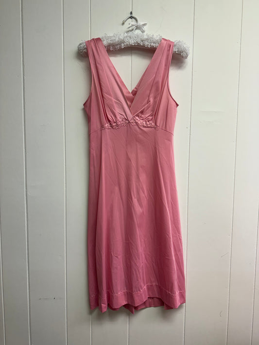 S Vintage Pink Midi Slip- AS IS