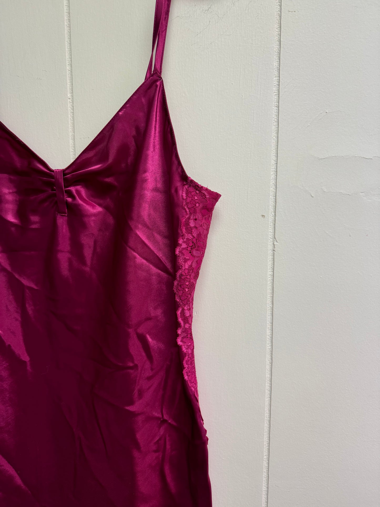 S/M Y2k Magenta Mini Slip