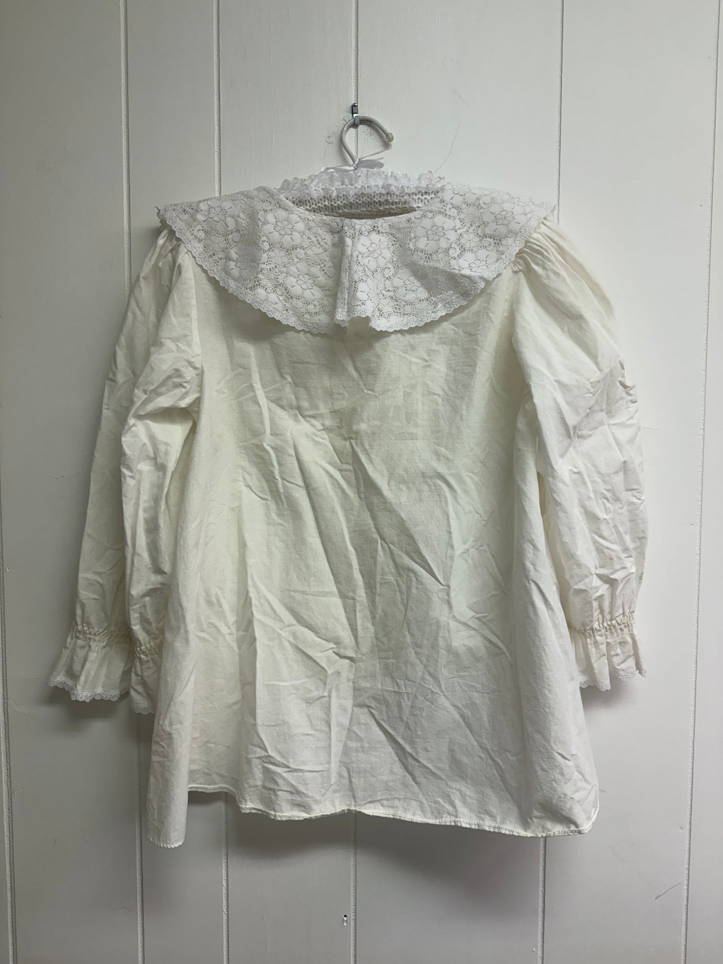 M/L Flouncy Blouse Lace Collar