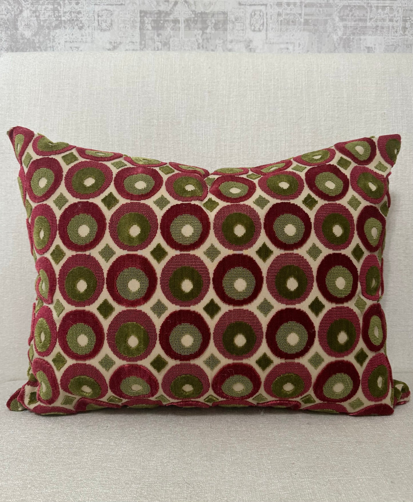 Mid-Century Upholstered Pillow