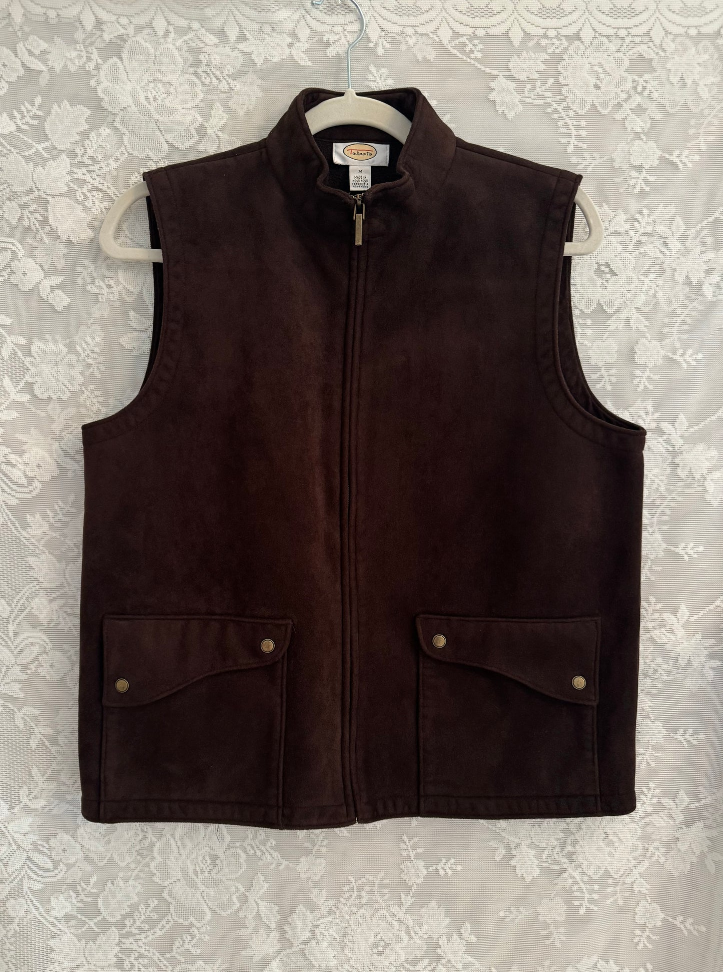 S-L Brown Suede Vest