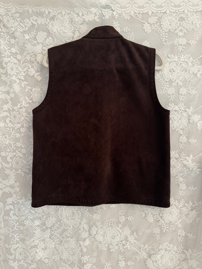 S-L Brown Suede Vest