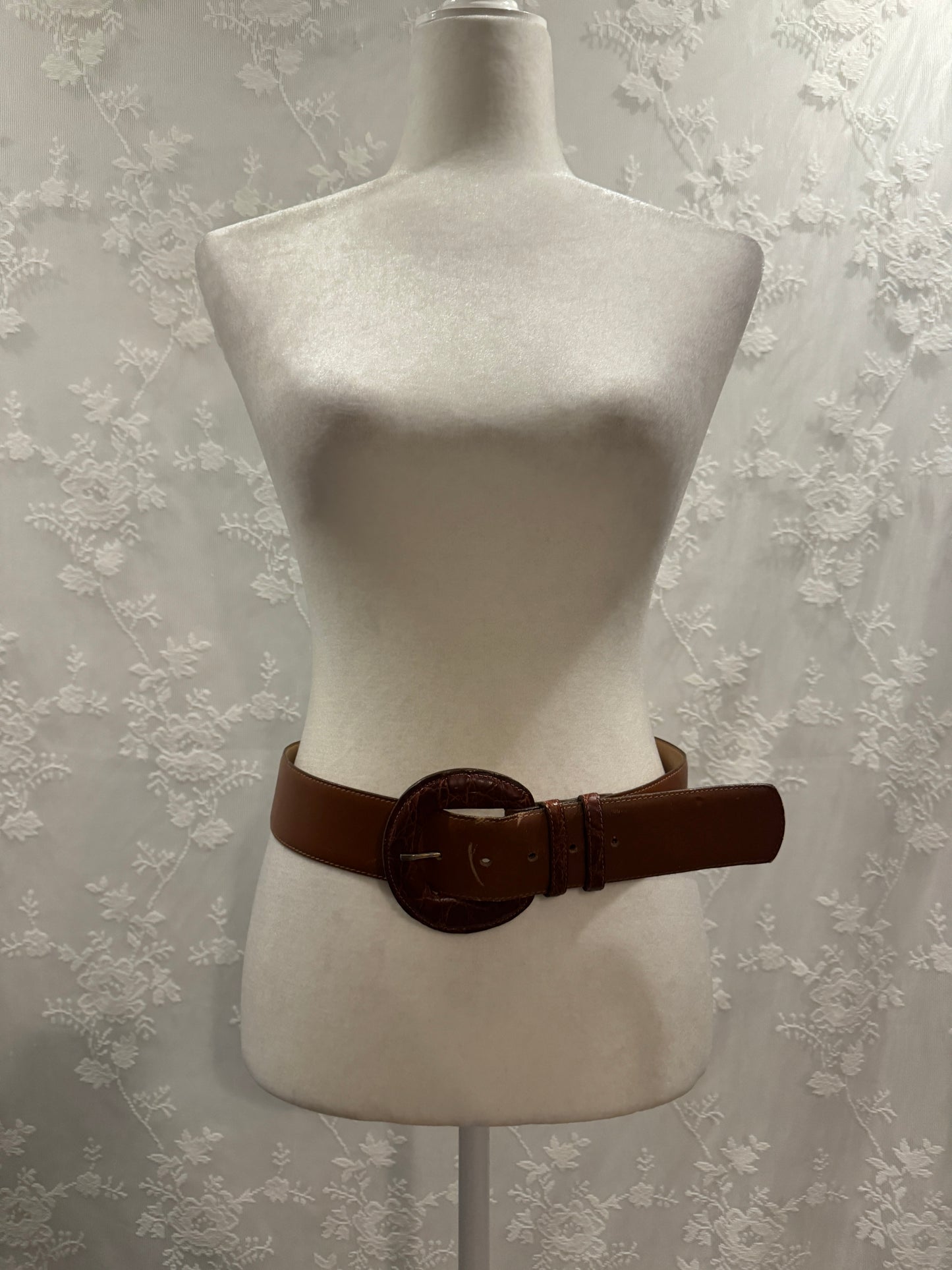 M/L Vintage 70s Cipriani Alligator Belt