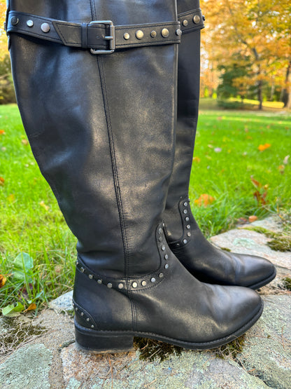 8.5/9 Sam Edelman Leather Stud Boots