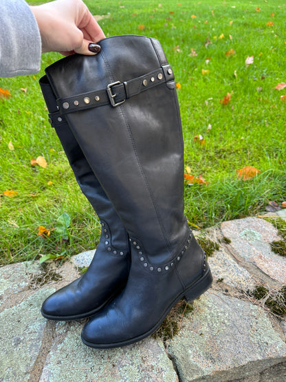 8.5/9 Sam Edelman Leather Stud Boots