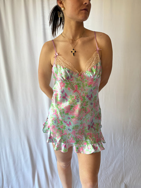 Betsey Johnson Floral Slip Dress