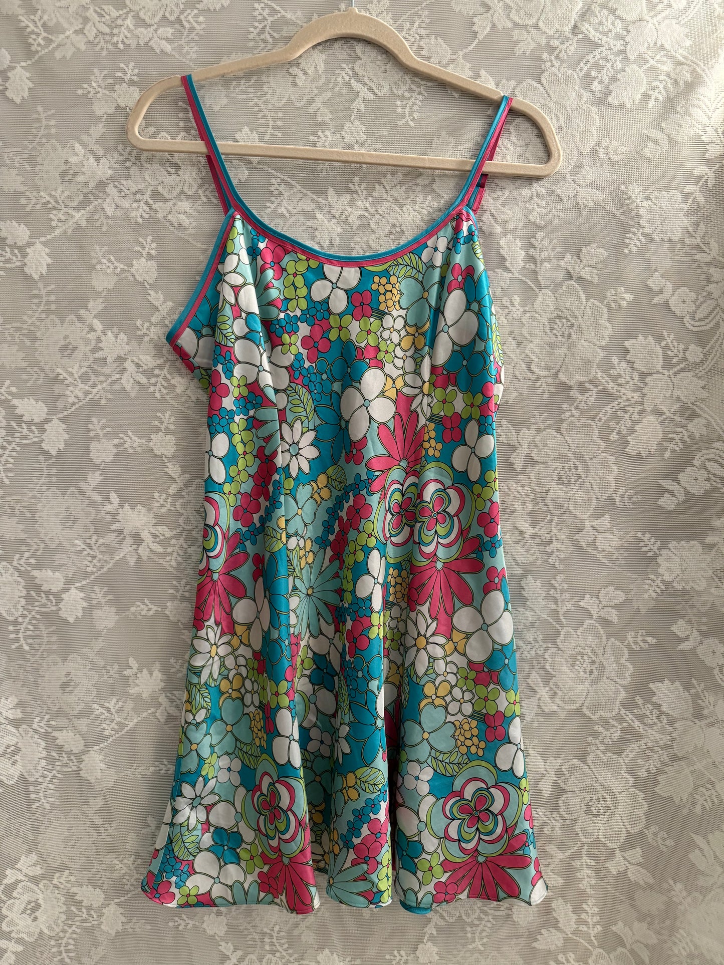 S/M Y2k Flower Power Slip