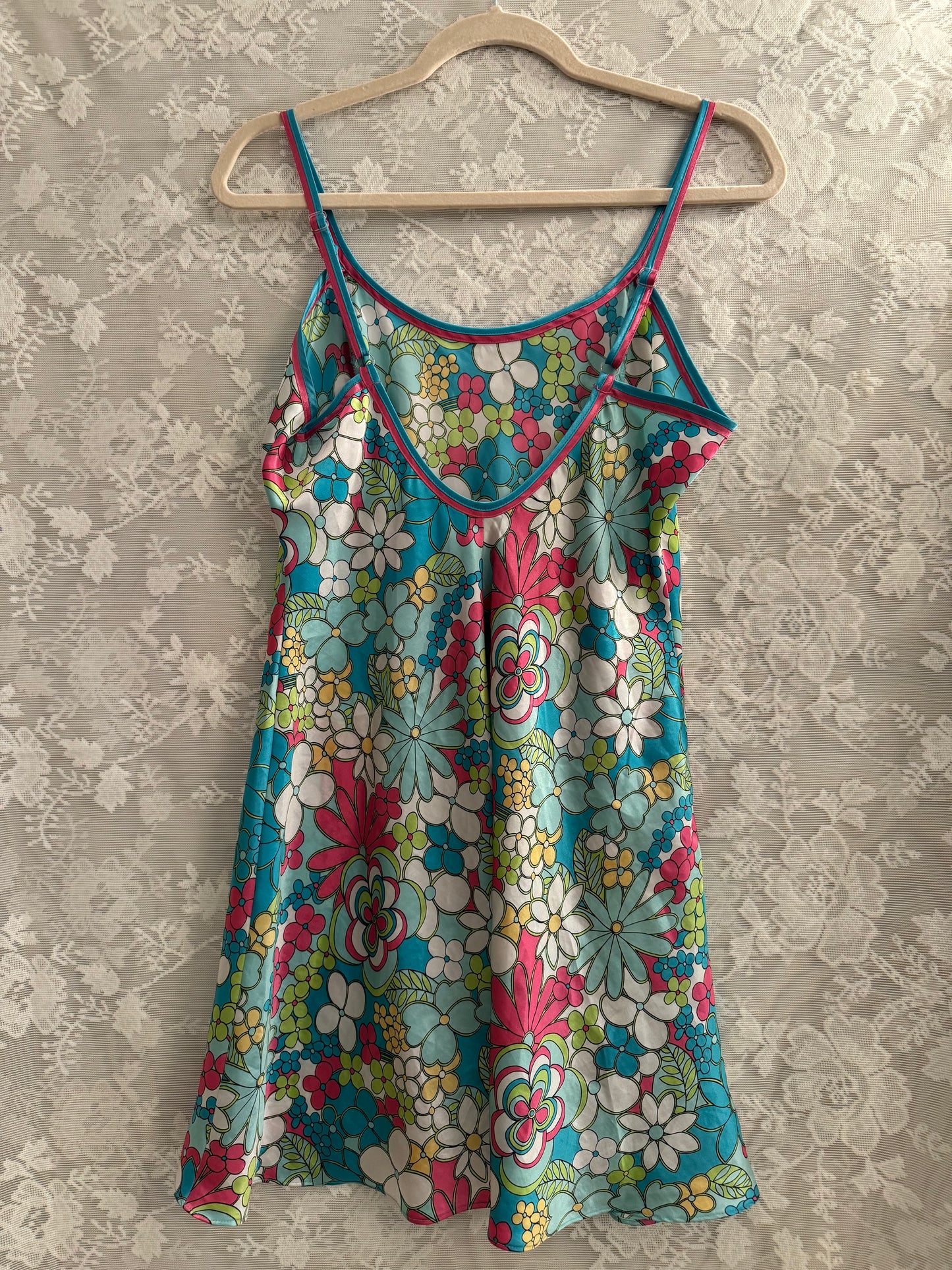 S/M Y2k Flower Power Slip