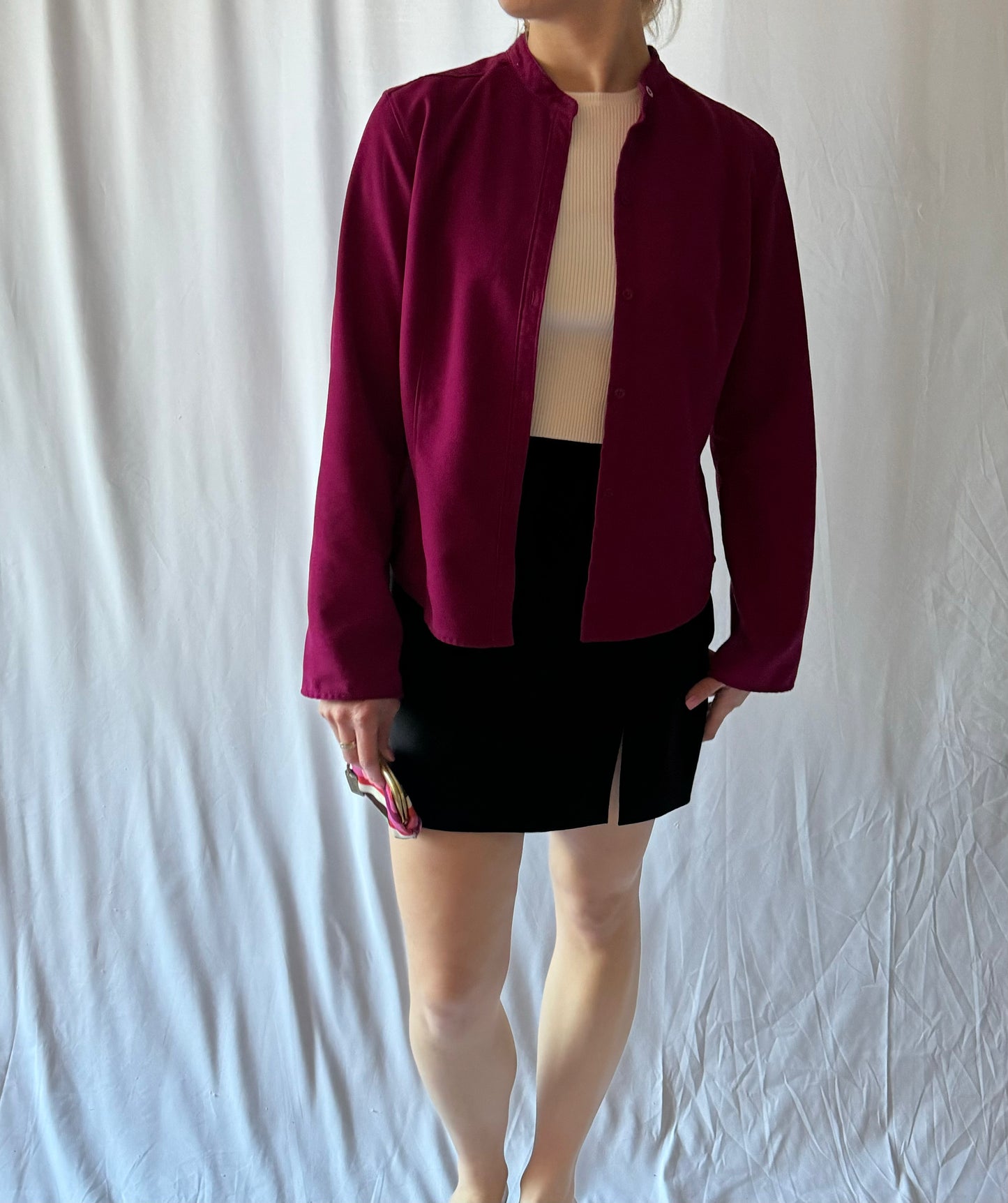 M/L Berry Red Jacket