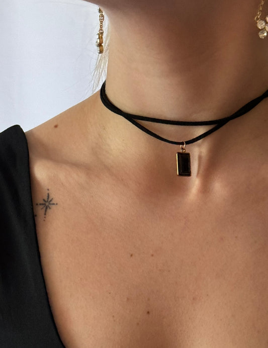 Vintage/Y2k Black Choker Necklace