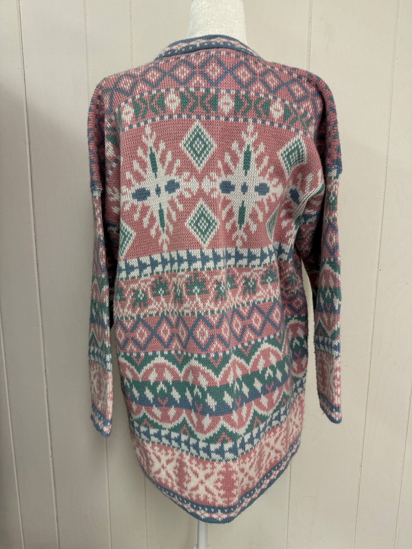 M Vintage 80s/90s Pastel Fair Isle Sweater