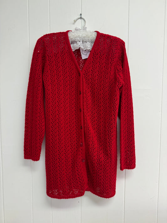 M Vintage 90s Knit Red Sweater