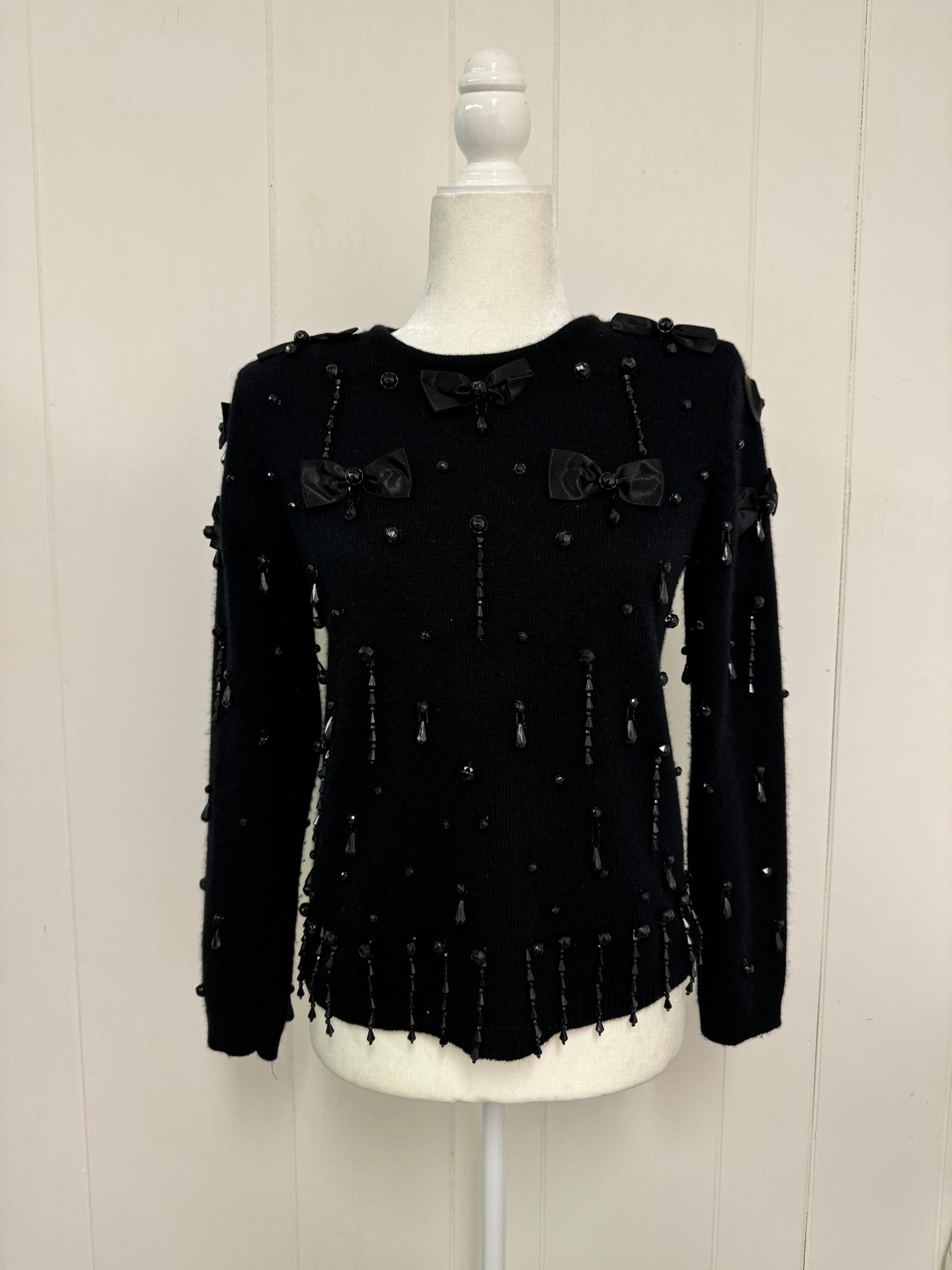 S Vintage 80s Embellished Sweater