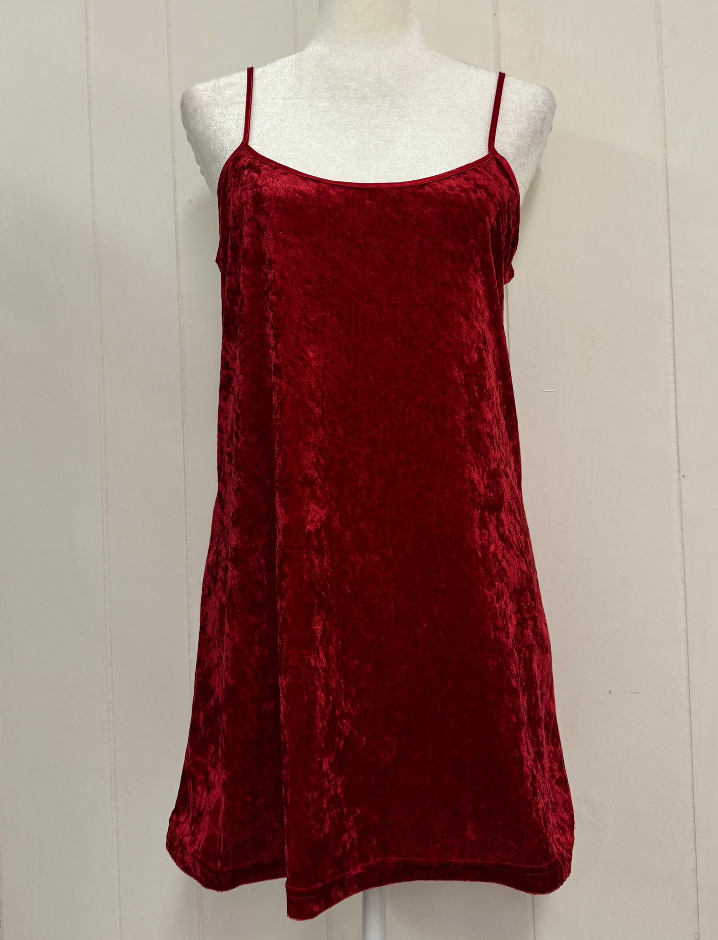 S Vintage/Y2k Velvet Crush Slip Dress