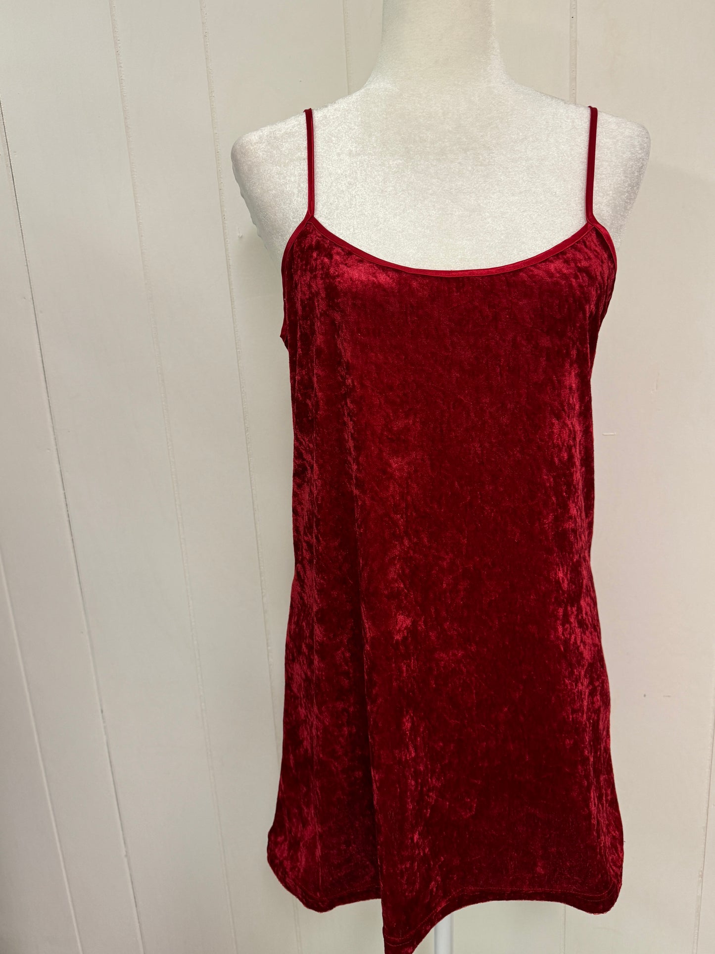 S Vintage/Y2k Velvet Crush Slip Dress