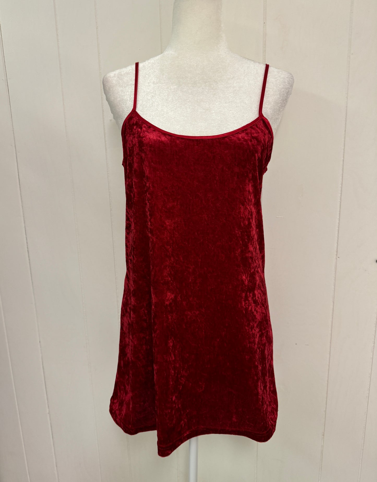 S Vintage/Y2k Velvet Crush Slip Dress