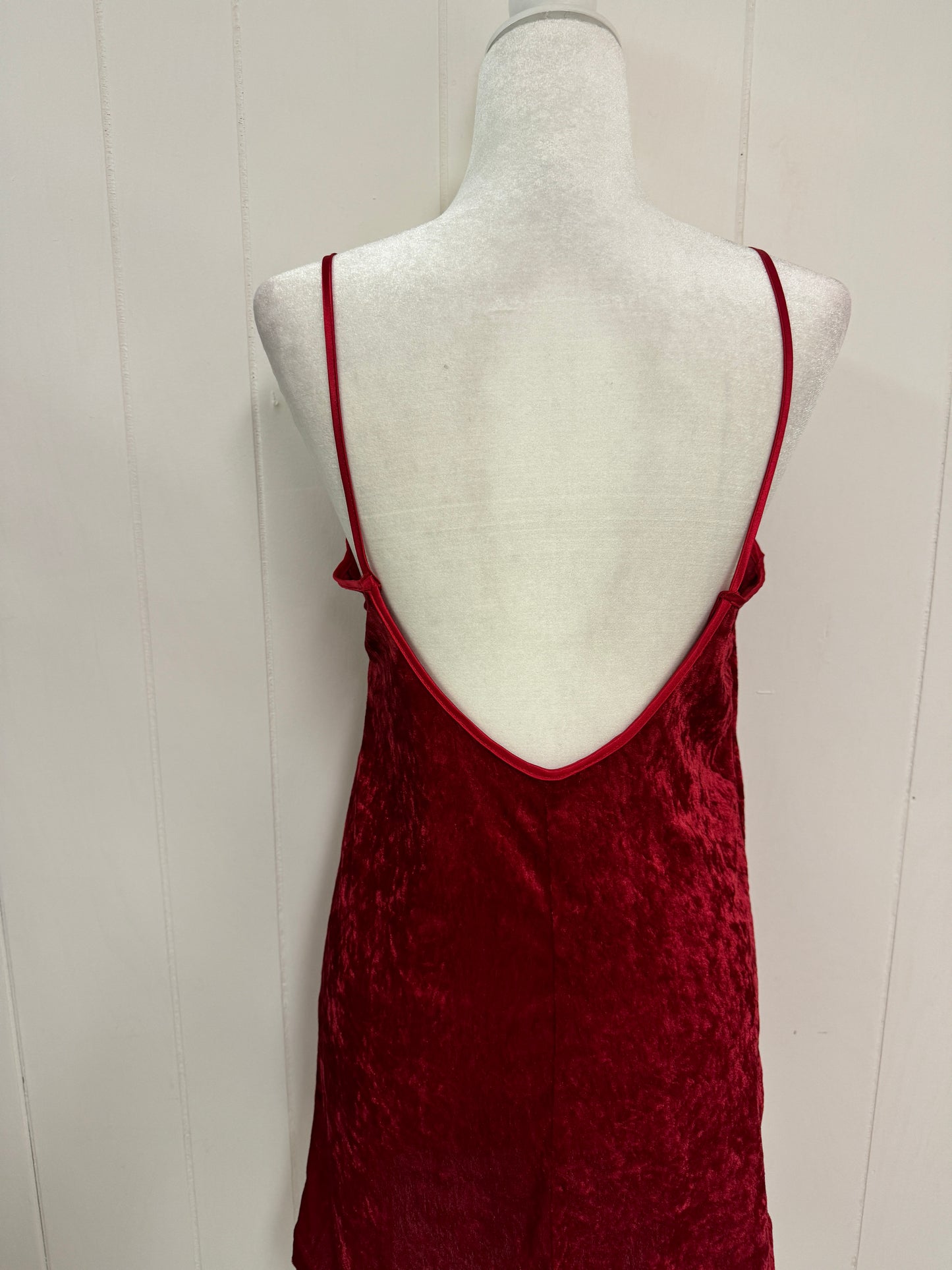 S Vintage/Y2k Velvet Crush Slip Dress