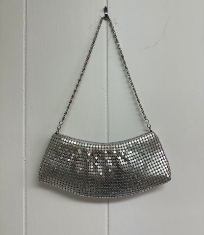 Y2k Silver Mesh Mini Purse