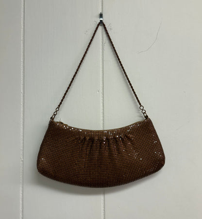 Y2k Bronze Cache Mesh Purse