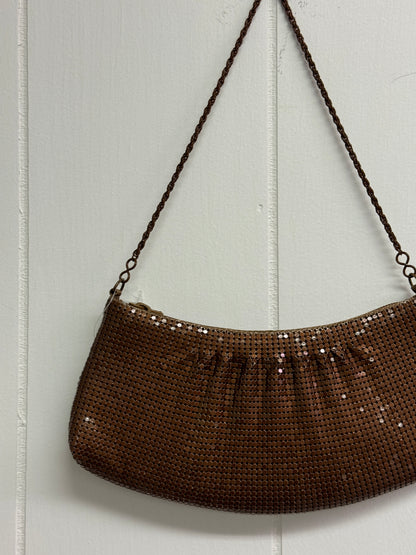 Y2k Bronze Cache Mesh Purse