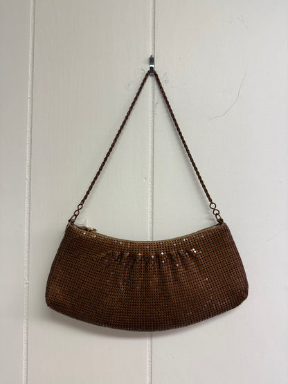 Y2k Bronze Cache Mesh Purse