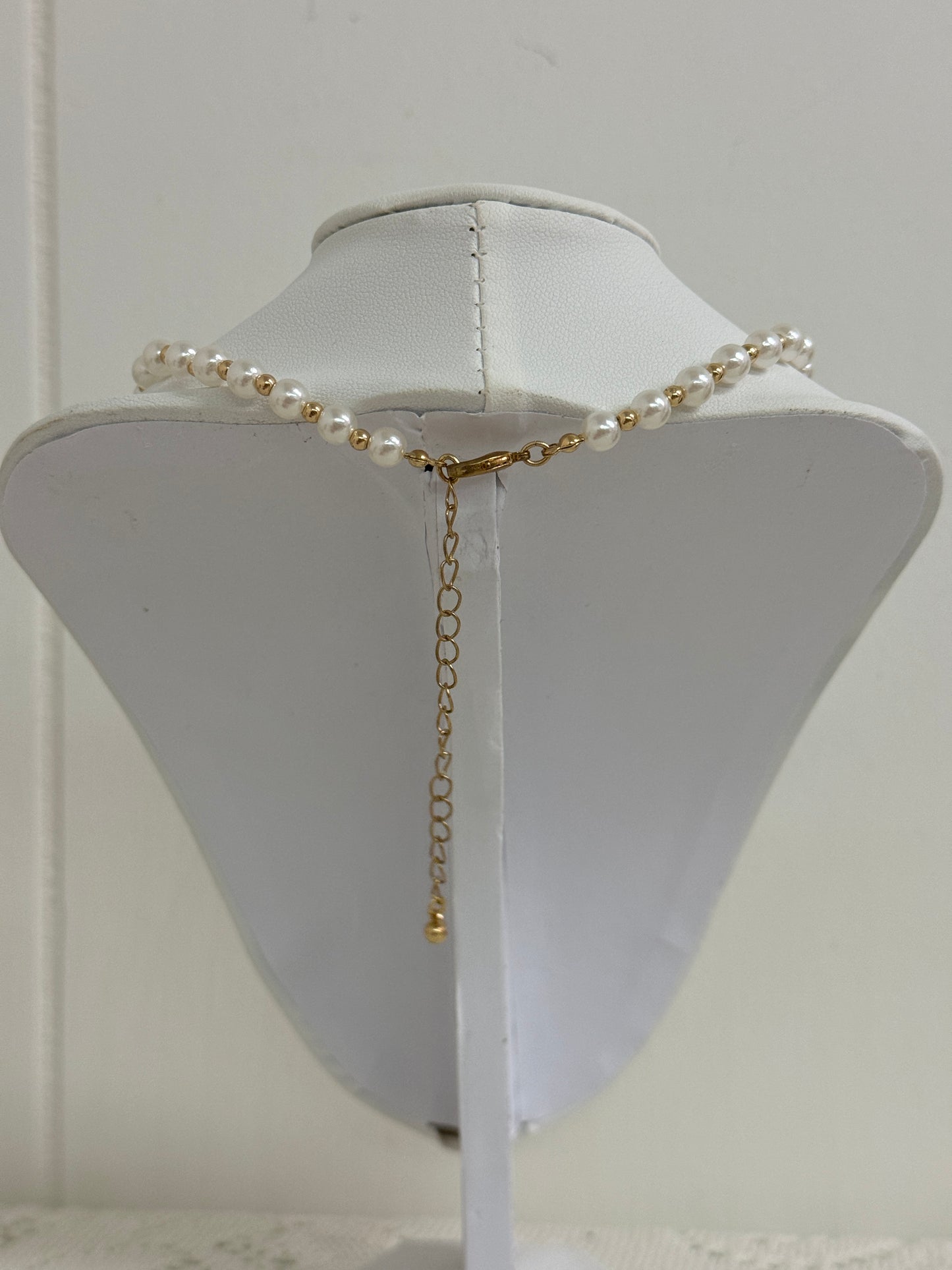 Vintage Pearl/Heart Necklace