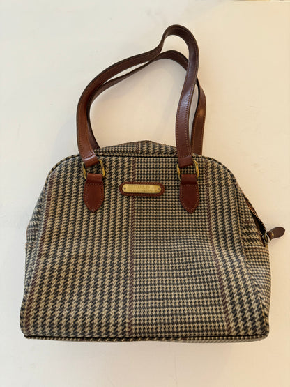 Vintage Polo Ralph Lauren Houndstooth Shoulder Bag