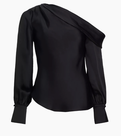 M Jonathan Simkhai Black Slinky Blouse